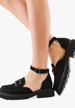 Pantofi casual dama Planar Negri imagine