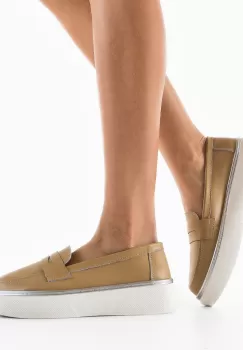 Pantofi Casual dama Prossy Bej imagine