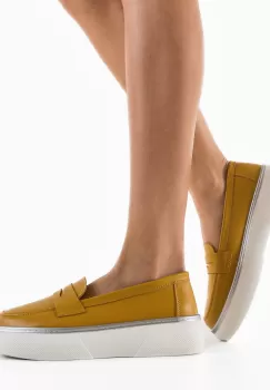 Pantofi Casual dama Prossy Galbeni imagine