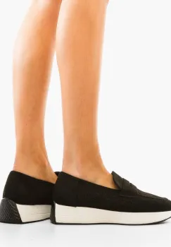 Pantofi casual dama Rose Negri imagine