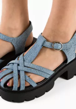Pantofi Casual dama Samsuna Albastri imagine