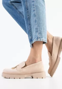 Pantofi casual dama Sardonix Bej imagine