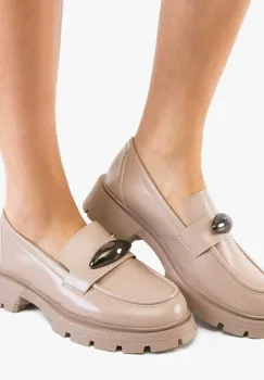 Pantofi casual dama Torant Bej imagine