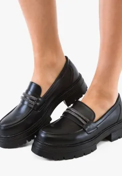 Pantofi casual dama Uster Negri imagine