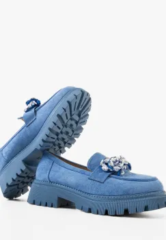 Pantofi Casual dama Vinony Albastri imagine