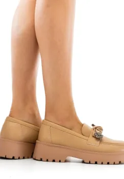 Pantofi casual dama Vrerru Bej imagine