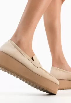 Pantofi casual dama Weser Bej imagine