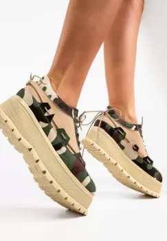 Pantofi Casual Danrta Khaki imagine