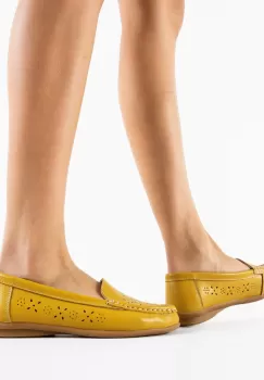 Pantofi Casual Debar Galbeni imagine