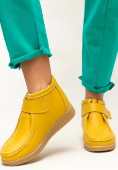 Pantofi Casual Debir Galbeni 2 imagine