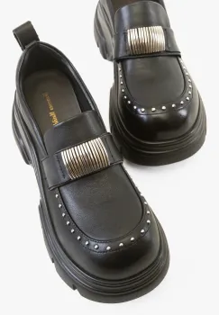 Pantofi Casual Dougla Negri imagine