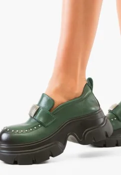 Pantofi Casual Dougla Verzi imagine