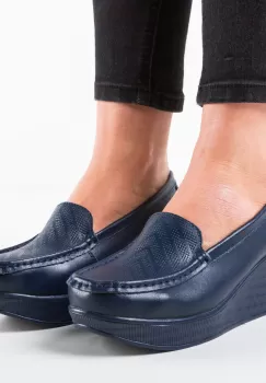 Pantofi Casual Ely Bleumarin imagine