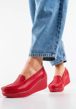 Pantofi Casual Ely Rosii imagine