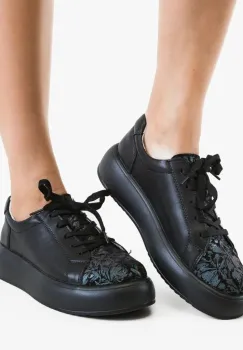 Pantofi Casual Floray Negri imagine