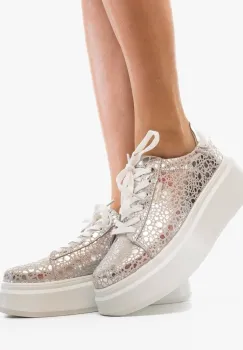 Pantofi Casual Ganey Argintii imagine