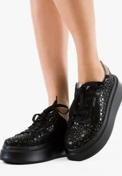 Pantofi Casual Ganey Negri imagine