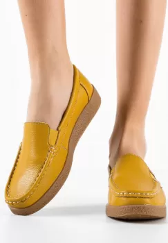 Pantofi Casual Givy Galbeni imagine