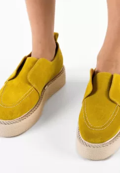 Pantofi Casual Hanter Galbeni imagine