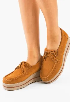 Pantofi Casual Hipok Camel imagine
