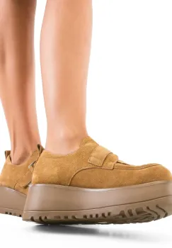 Pantofi Casual Hussein Camel imagine