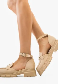 Pantofi Casual Juliet Bej imagine