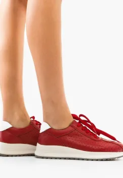 Pantofi Casual Kari Rosii imagine