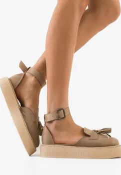 Pantofi Casual Kastor Bej imagine