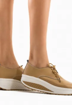 Pantofi Casual Kleak Bej imagine