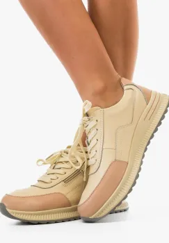 Pantofi Casual Koalka Bej 3 imagine