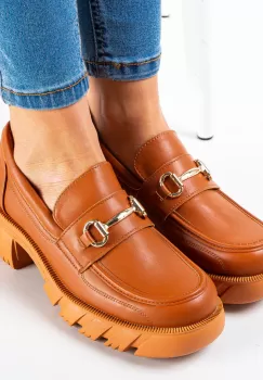 Pantofi casual Kylie Camel imagine