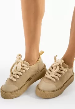 Pantofi Casual Lamesytt Bej imagine