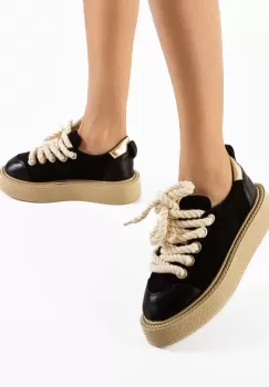 Pantofi Casual Lamesytt Negri imagine