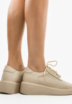 Pantofi Casual Lehe Bej imagine