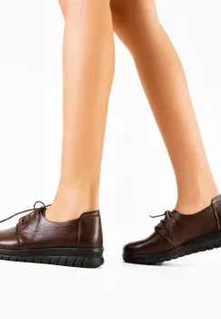 Pantofi Casual Leonates Maro imagine