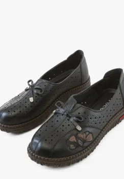 Pantofi casual Leriu Negri imagine