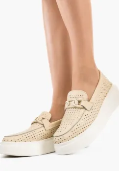 Pantofi Casual Lezzer Bej imagine