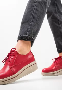 Pantofi Casual Lionata Rosii imagine