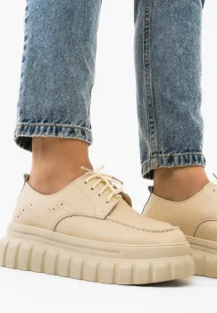 Pantofi Casual Loprem Bej imagine