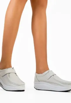 Pantofi Casual Marko Alb 2 imagine