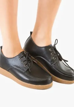 Pantofi Casual Maye Negri imagine