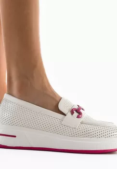 Pantofi Casual Mirrey Albi imagine