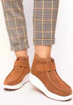 Pantofi Casual Misha Camel imagine