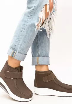 Pantofi Casual Misha Khaki imagine