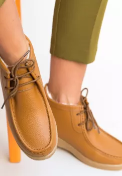 Pantofi Casual Munela Camel imagine