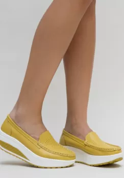 Pantofi Casual Musta Galbeni imagine