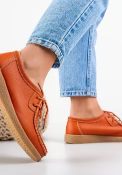 Pantofi Casual Niko Portocalii imagine
