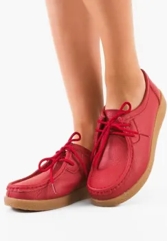 Pantofi Casual Niko Rosii 2 imagine