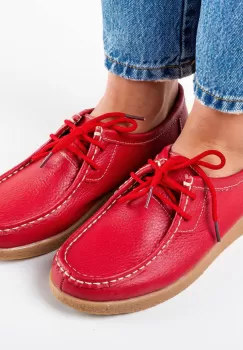 Pantofi Casual Niko Rosii imagine