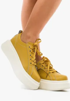 Pantofi Casual Nuandre Galbeni imagine